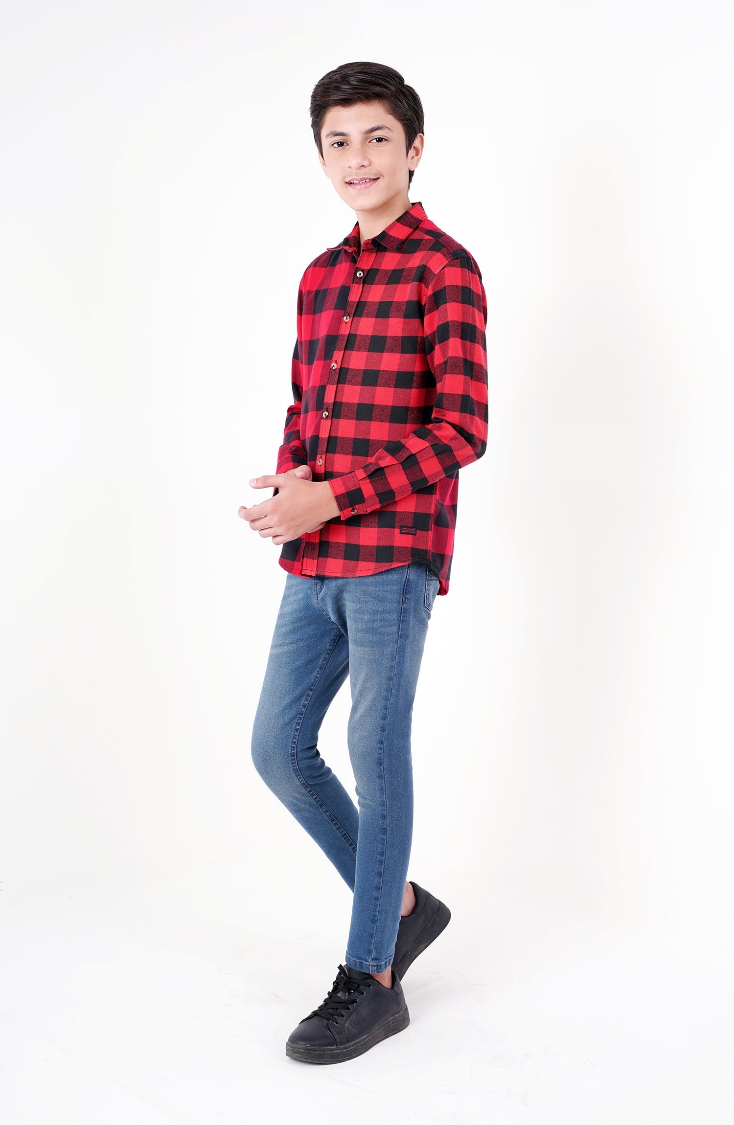 Boys Mix & Match Check Shirt - BW601423 - Shop Now at Leisure Club
