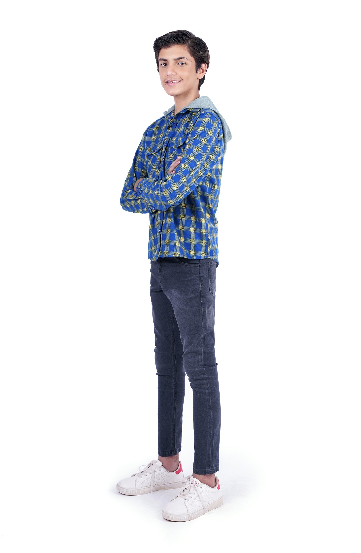 Boys Checker Flannel Shirt - BW603423 - Shop Now at Leisure Club