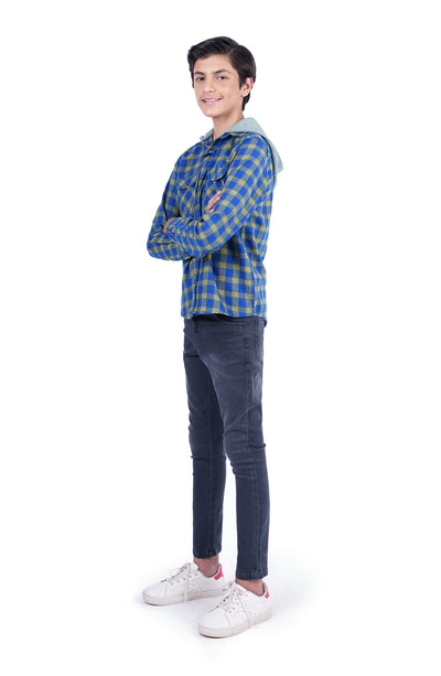 Boys Checker Flannel Shirt - BW603423 - Shop Now at Leisure Club