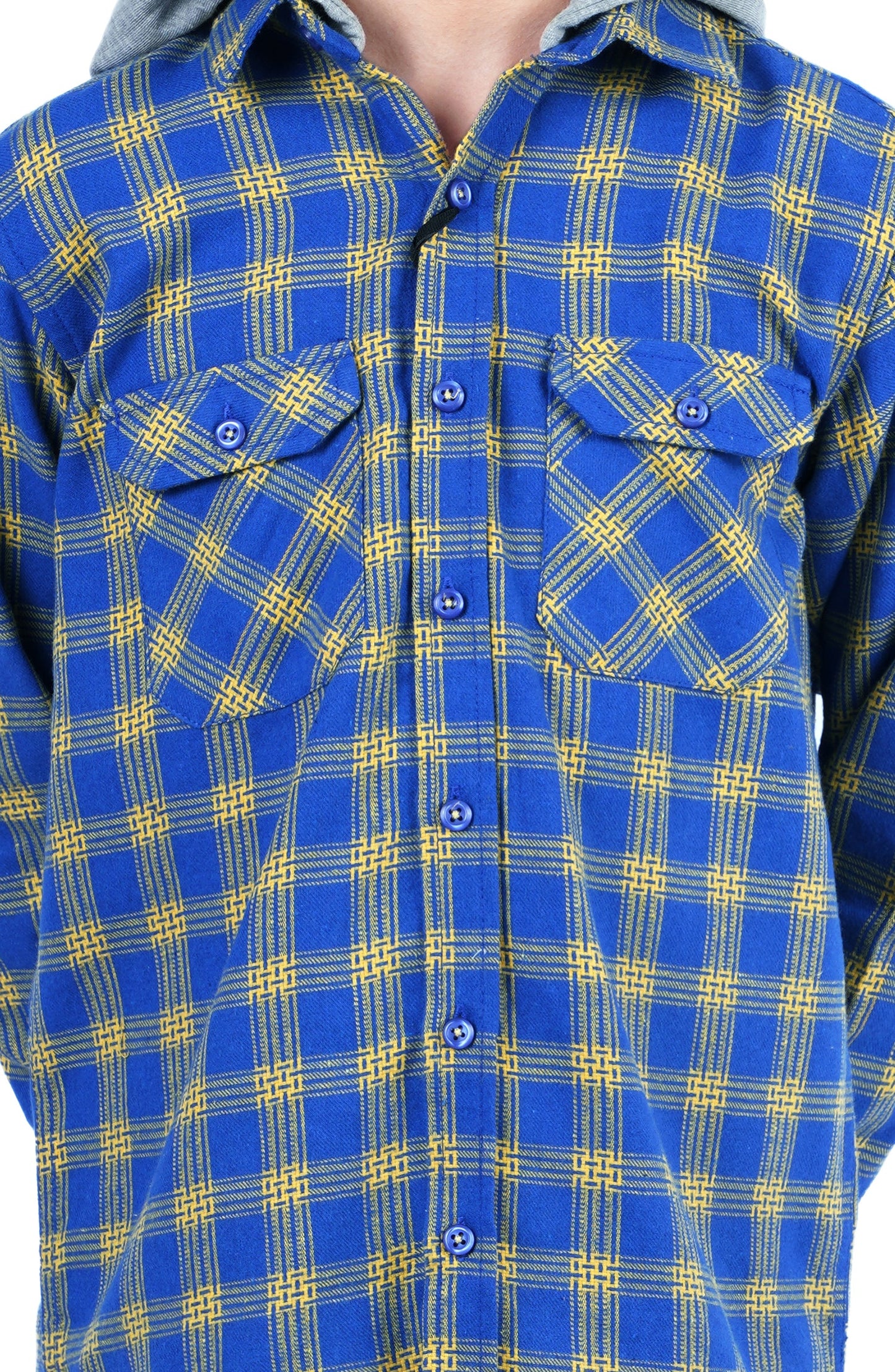 Boys Checker Flannel Shirt