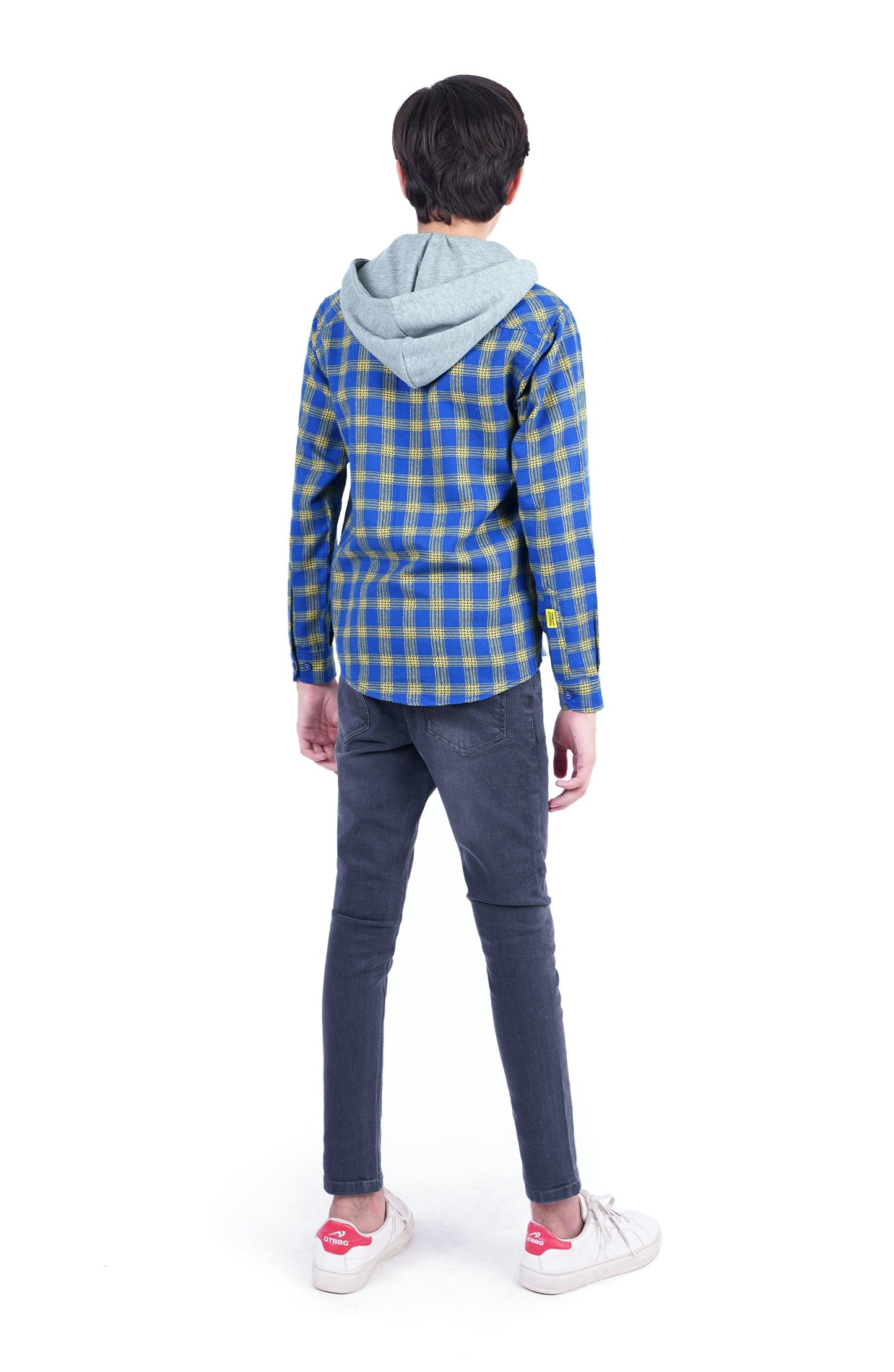 Boys Checker Flannel Shirt