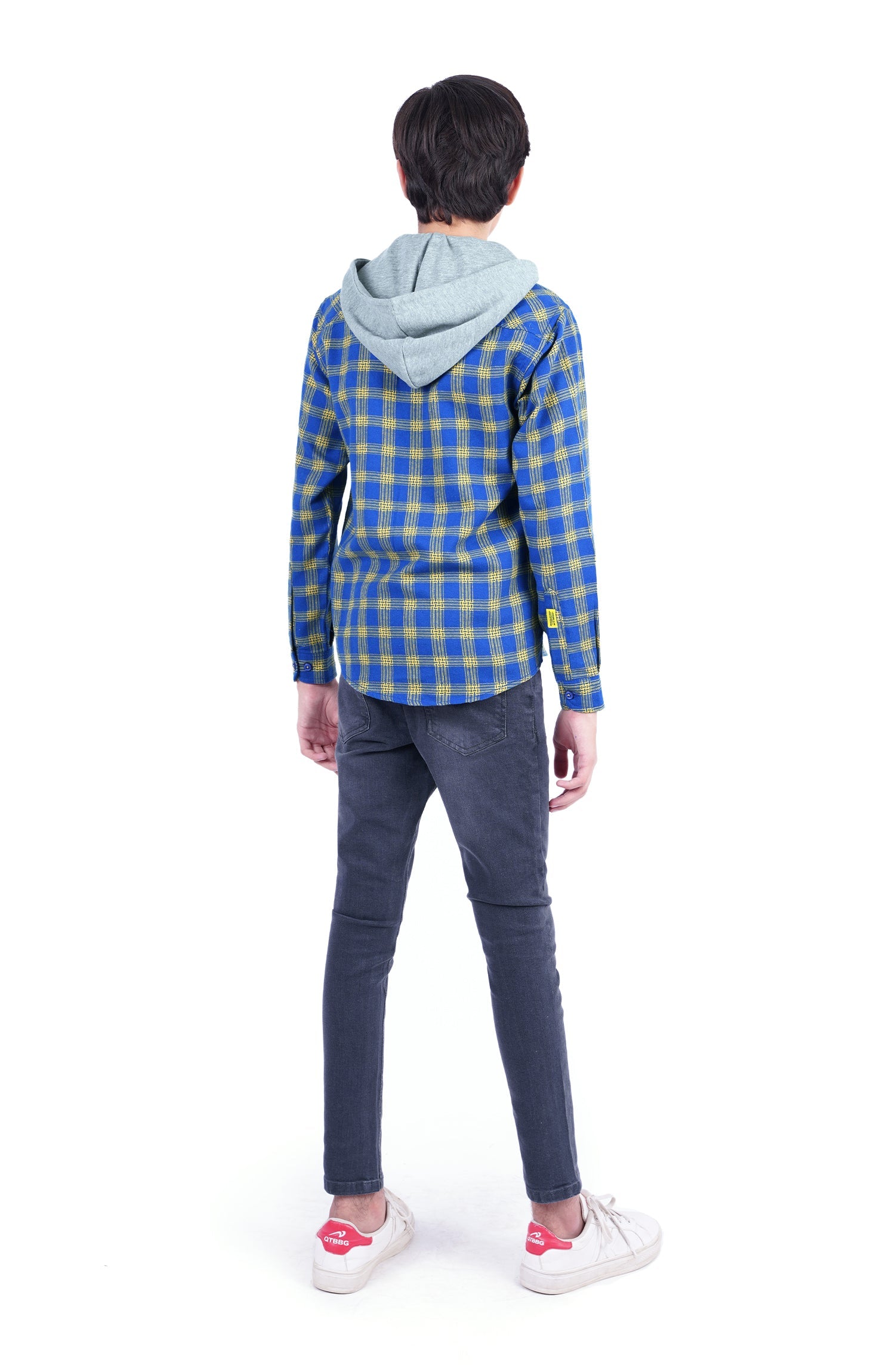 Boys Checker Flannel Shirt - BW603423 - Shop Now at Leisure Club