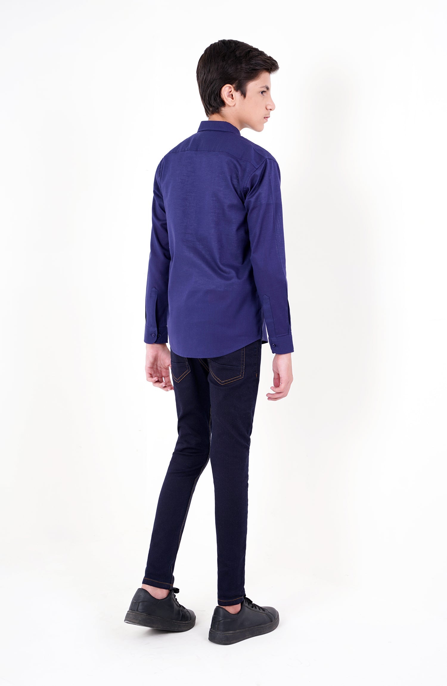 Boys Basic Button Down Shirt - BW605423 - Shop Now at Leisure Club