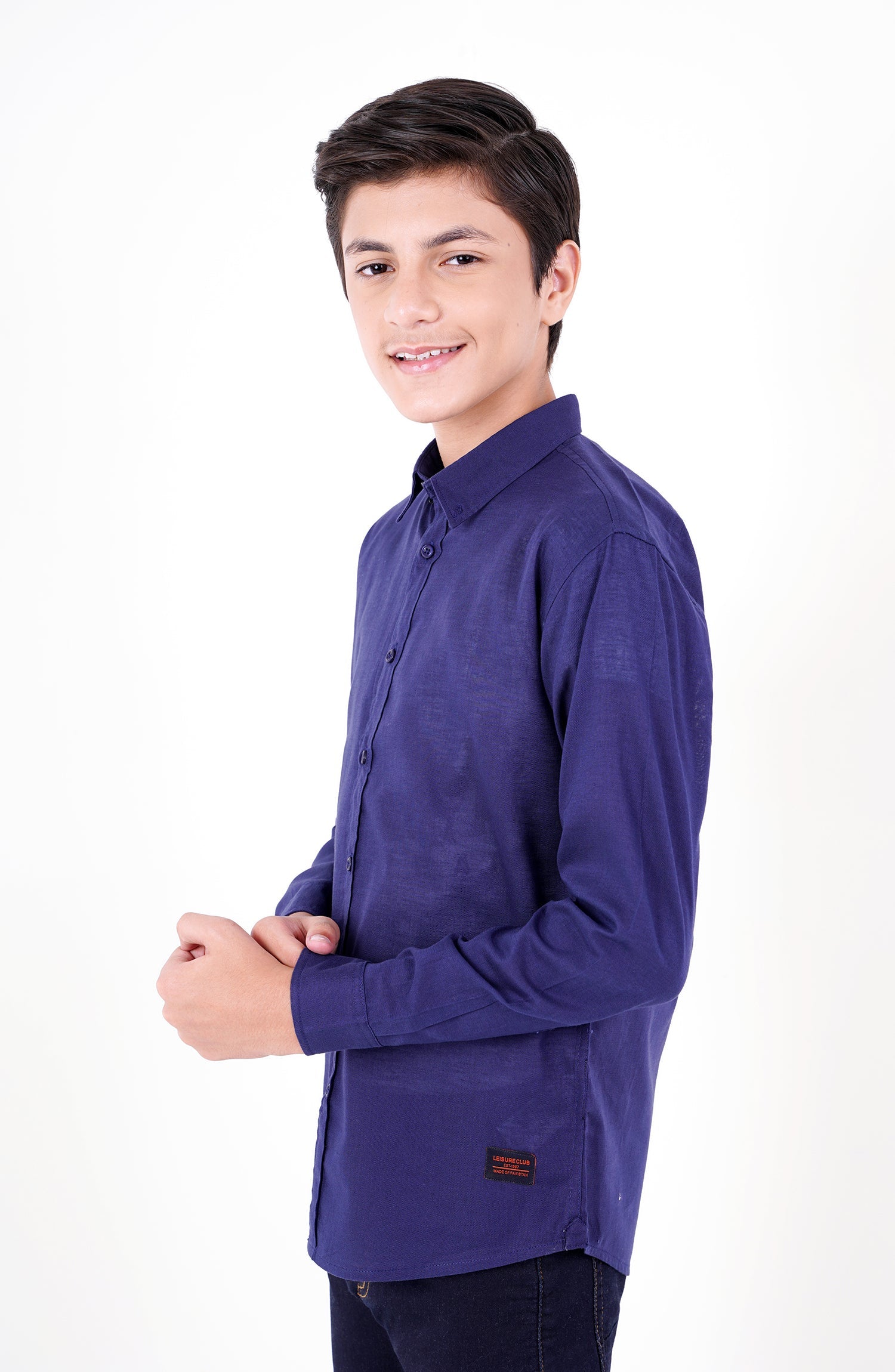 Boys Basic Button Down Shirt - BW605423 - Shop Now at Leisure Club