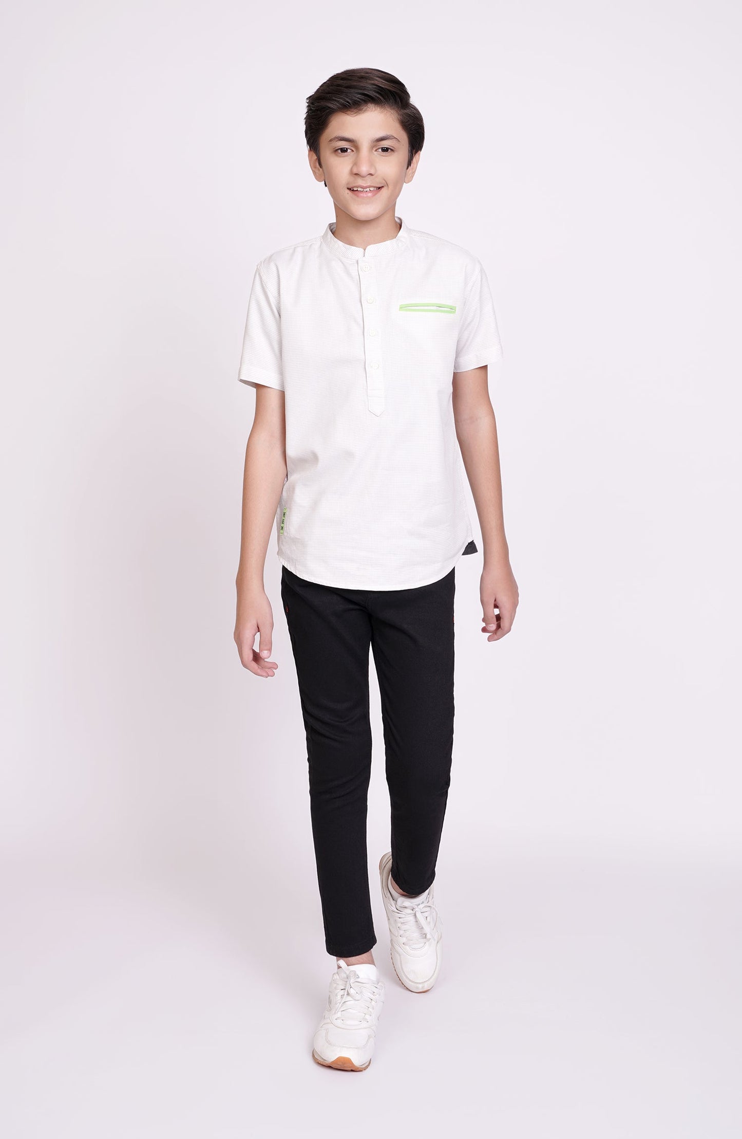 Yarndyed Half Placket Shirt