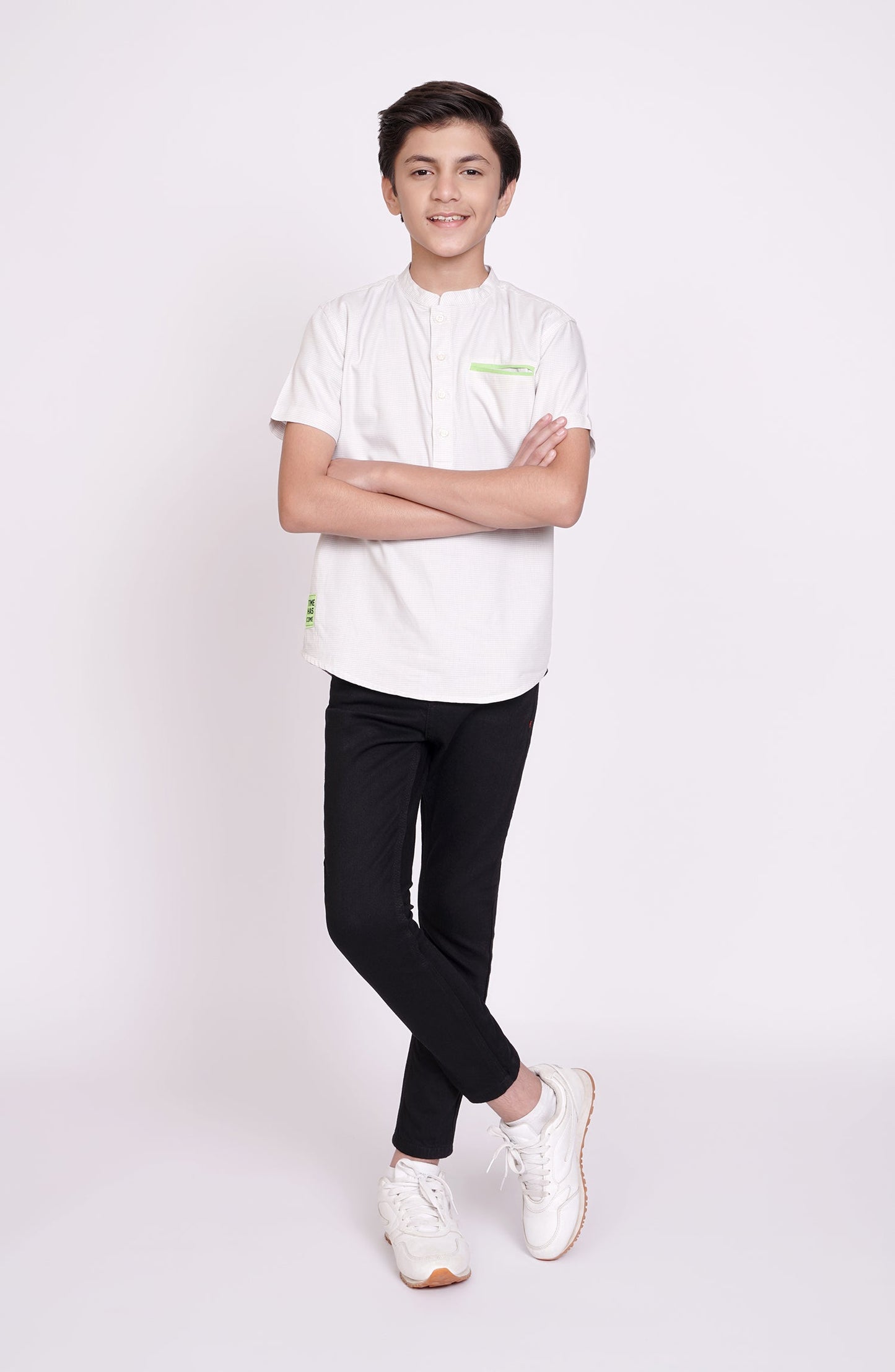 Yarndyed Half Placket Shirt