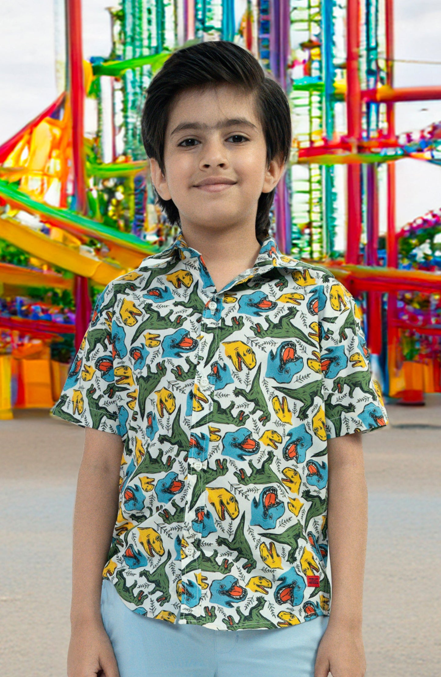 Boys Dino Shirt - BW903B324 - Shop Now at Leisure Club