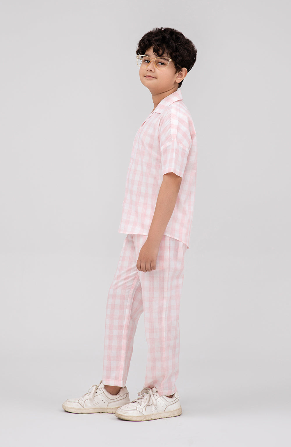 Boys Checkered Co-Ord