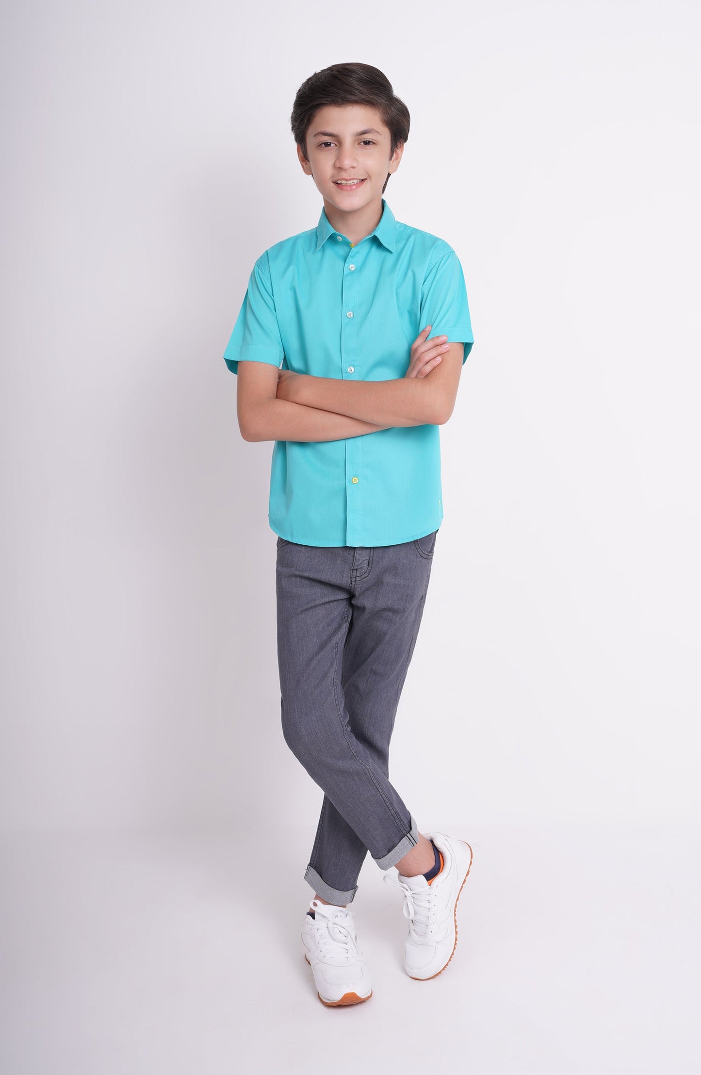 Boys Short Sleeve Shirt - BWO705C123 - Shop Now at Leisure Club