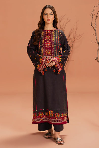 Embellished Khaddar Shirt - Shop Now at Kayseria