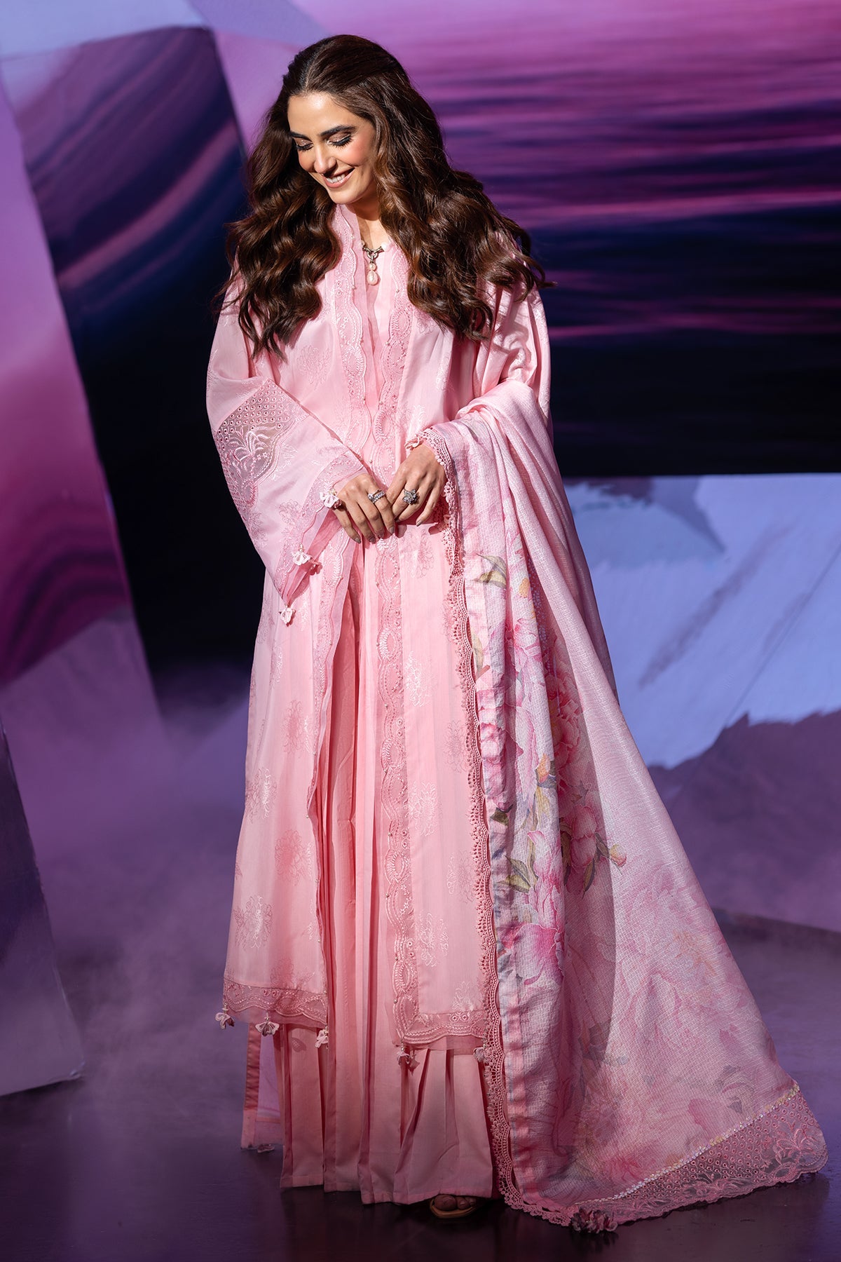3 Piece - Embroidered Jacquard Suit - C6175 - Shop Now at Kayseria
