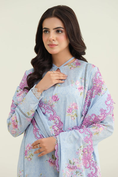 3 Piece - Printed & Embroidered Lawn Suit - C6221 - Shop Now at Kayseria