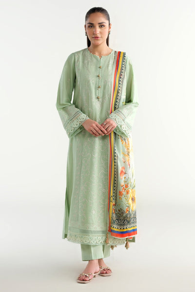 3 Piece - Printed & Embriodered Lawn Suit - C6230 - Shop Now at Kayseria