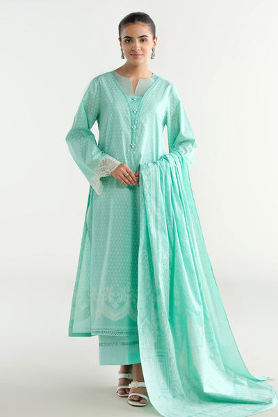 3 Piece - Printed & Embroidered Lawn Suit - C6274 - Shop Now at Kayseria