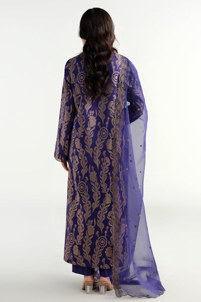 3 Piece -  Embroidered Jacquard Suit - C6285 - Shop Now at Kayseria