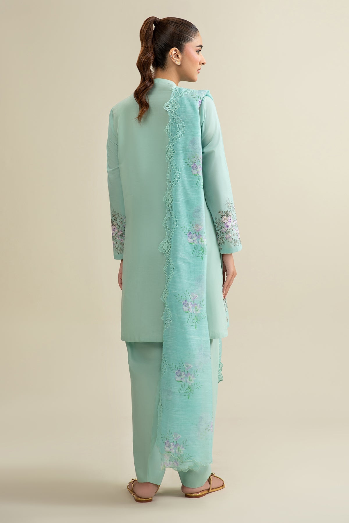 3 Piece - Printed & Embroidered Lawn Suit - C6298 - Shop Now at Kayseria