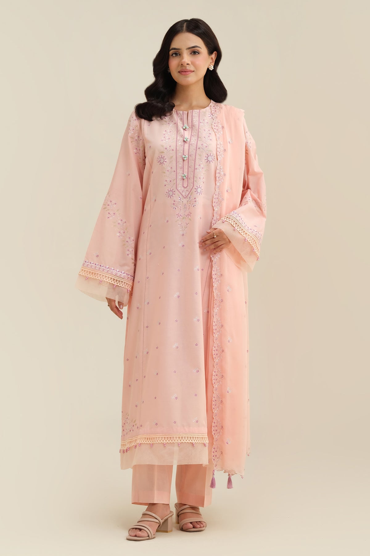 3 Piece - Embroidered Lawn Suit - C6295 - Shop Now at Kayseria