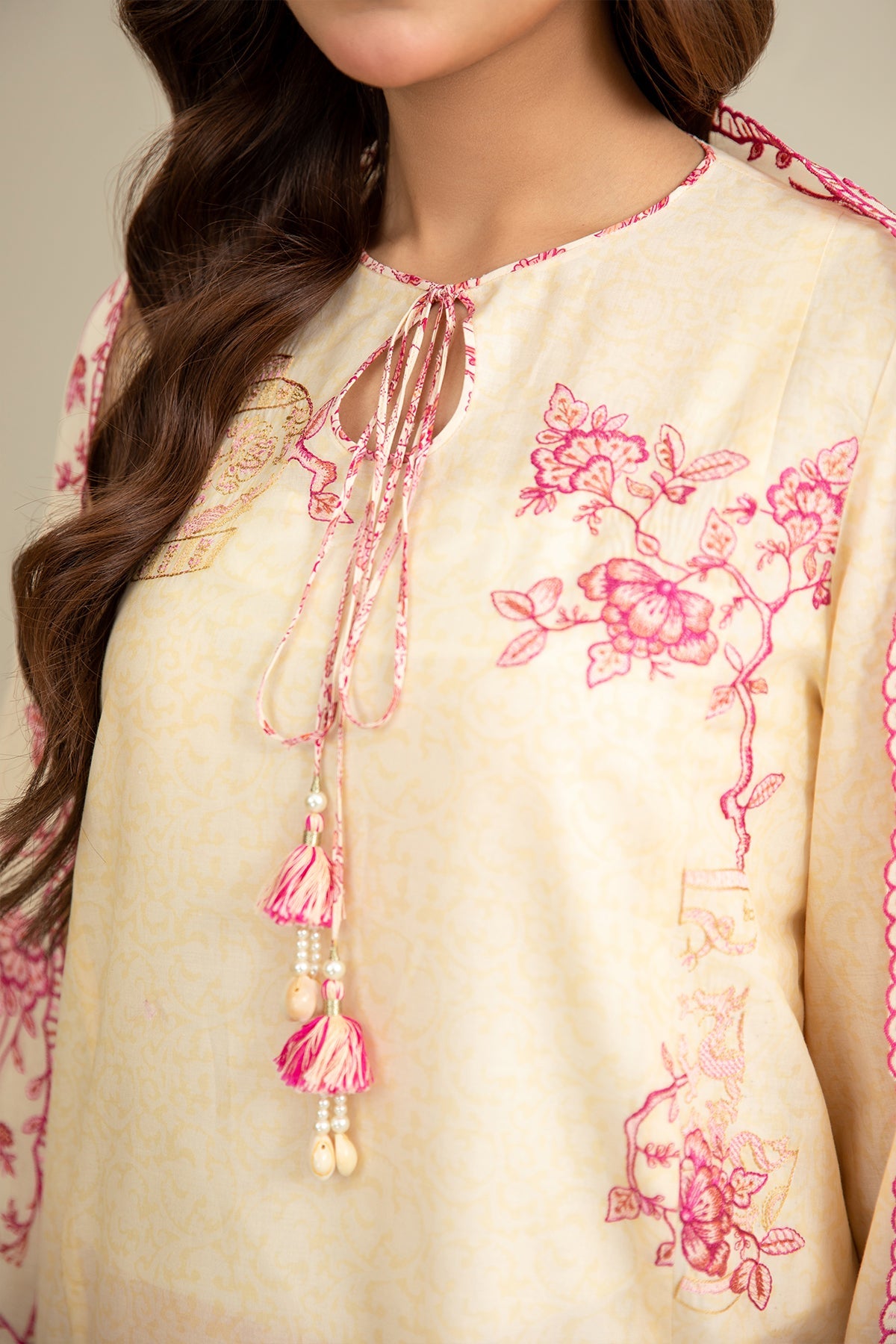3 Piece - Printed & Embroidered Lawn Suit - C6306 - Shop Now at Kayseria
