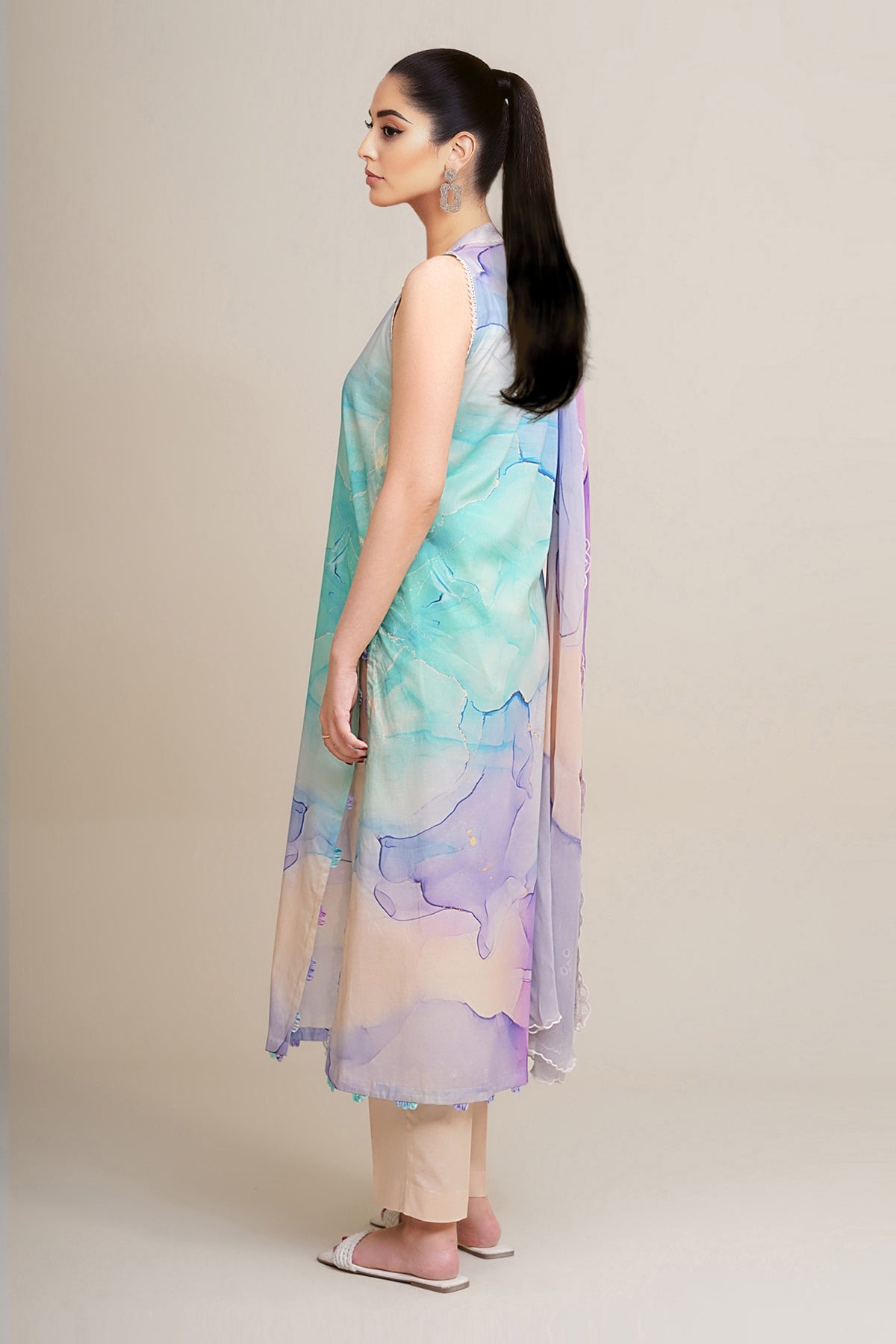 3 Piece - Printed & Embroidered Lawn Suit - C6311 - Shop Now at Kayseria