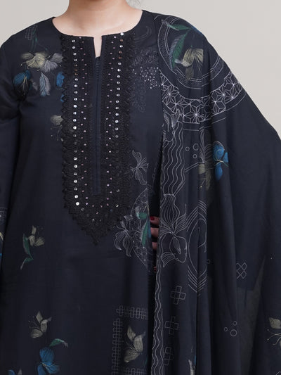 3 Piece - Printed & Embroidered Lawn Suit - C6316 - Shop Now at Kayseria