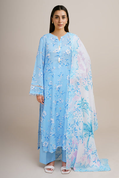 3 Piece - Printed & Embroidered Lawn Suit - C6333 - Shop Now at Kayseria