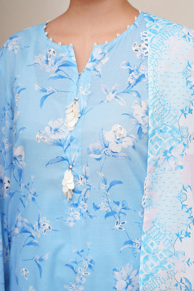 3 Piece - Printed & Embroidered Lawn Suit - C6333 - Shop Now at Kayseria