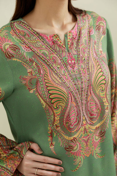 2 Piece - Printed Marina Suit - C6347 - Shop Now at Kayseria