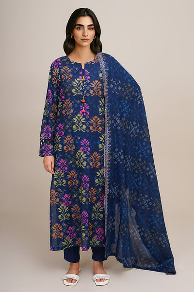 3 Piece - Printed Khaddar Suit - C6374 - Shop Now at Kayseria