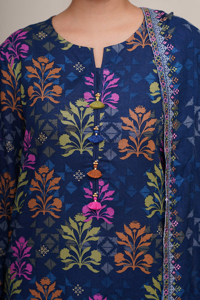 3 Piece - Printed Khaddar Suit - C6374 - Shop Now at Kayseria