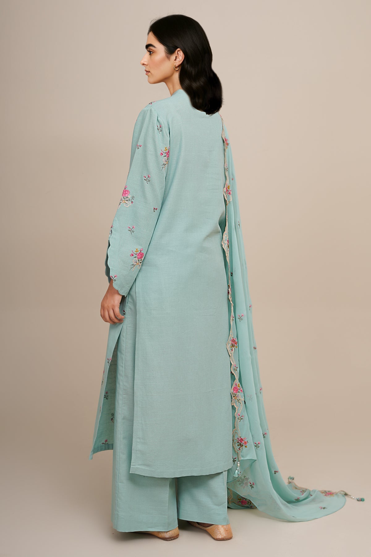 3 Piece - Embroidered Suit - C6385 - Shop Now at Kayseria