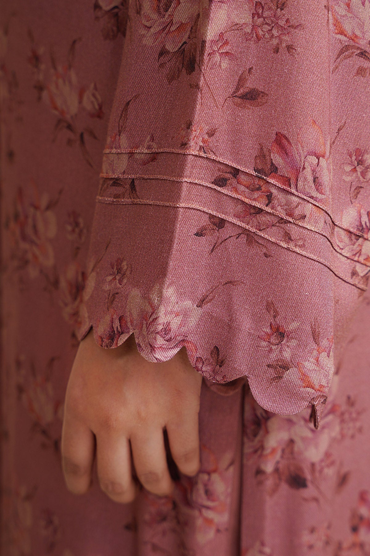 3 Piece - Printed & Embroidered Suit - C6390 - Shop Now at Kayseria