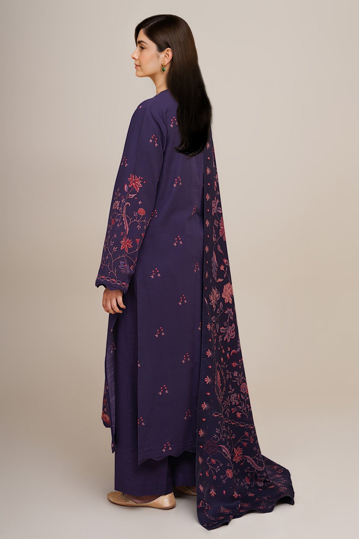 3 Piece - Printed Suit - C6398 - Shop Now at Kayseria