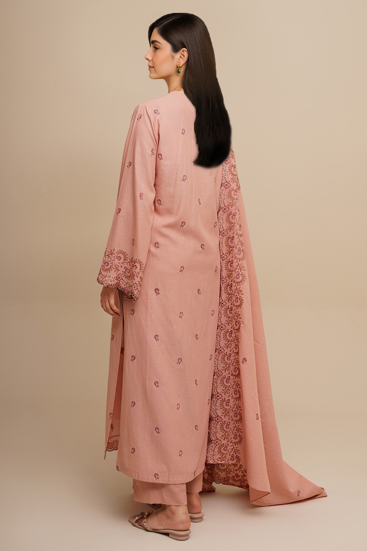 3 Piece - Embroidered Suit - C6400 - Shop Now at Kayseria