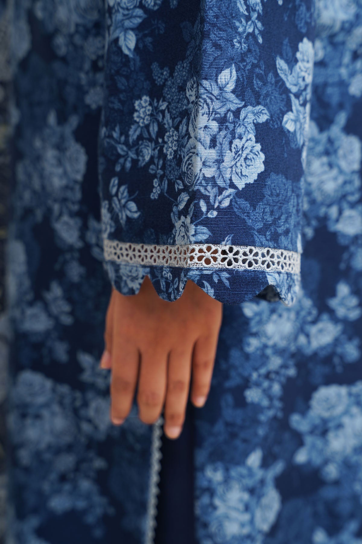 3 Piece - Printed & Embroidered Slub Khaddar Suit - C6401 - Shop Now at Kayseria