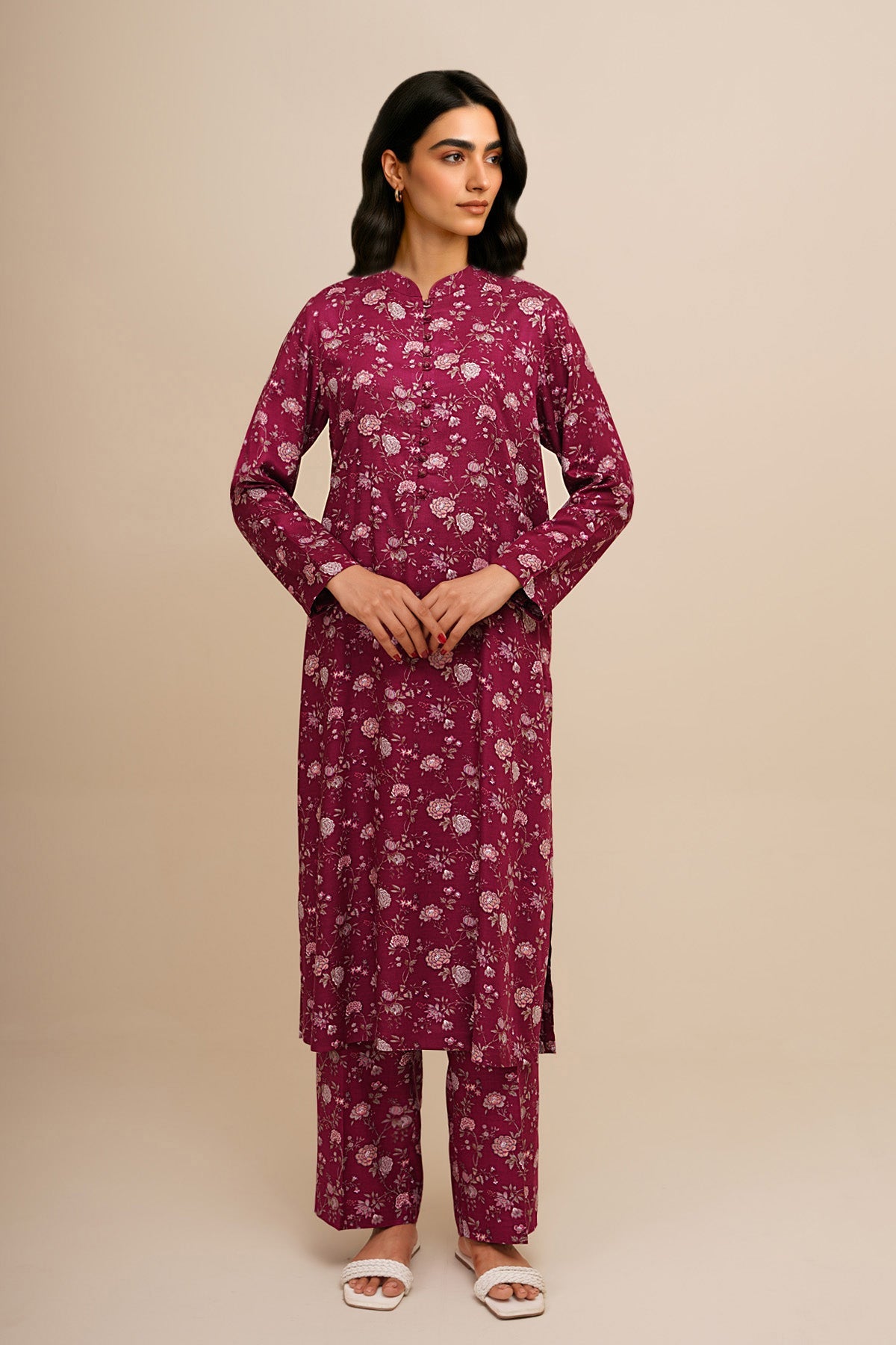 2 Piece - Printed Suit - C6402 - Shop Now at Kayseria