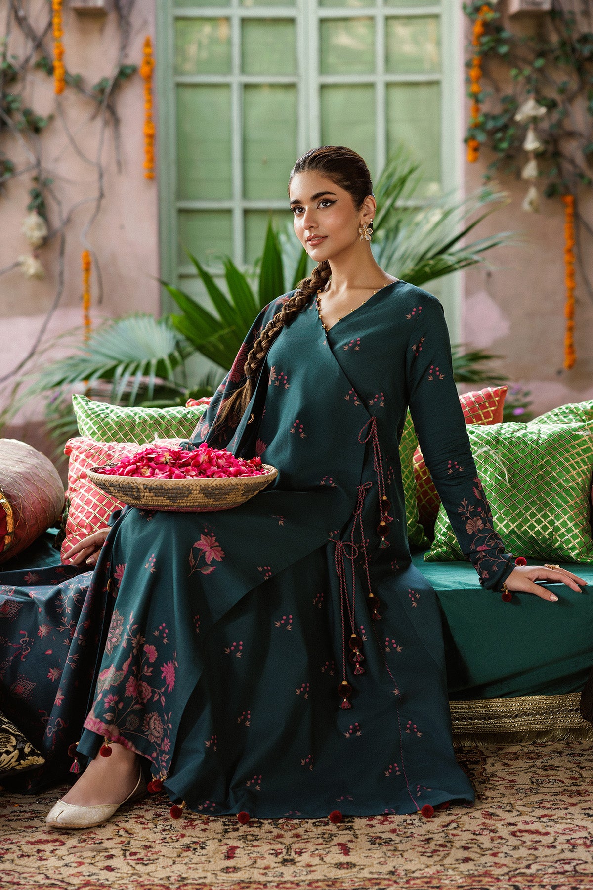 3 Piece - Printed Slub Khaddar Suit - C6421 - Shop Now at Kayseria