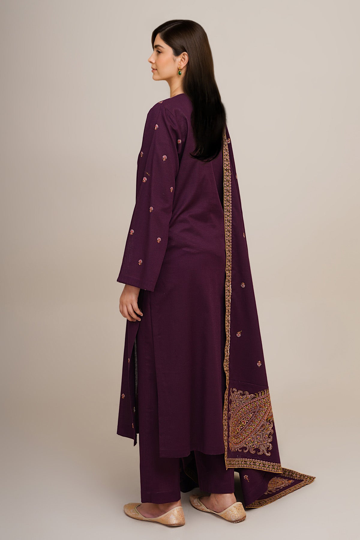 3 Piece - Embroidered Suit - C6433 - Shop Now at Kayseria