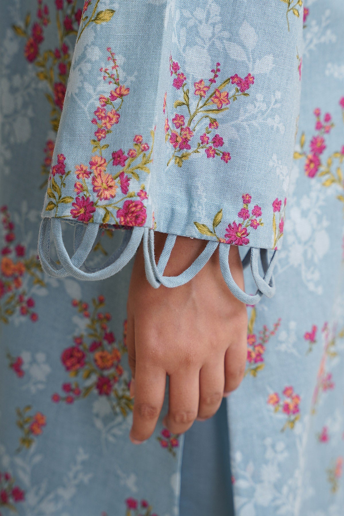 3 Piece - Printed & Embroidered Suit - C6442 - Shop Now at Kayseria