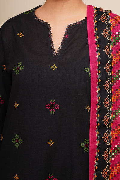 3 Piece - Printed Khaddar Suit - C6443 - Shop Now at Kayseria