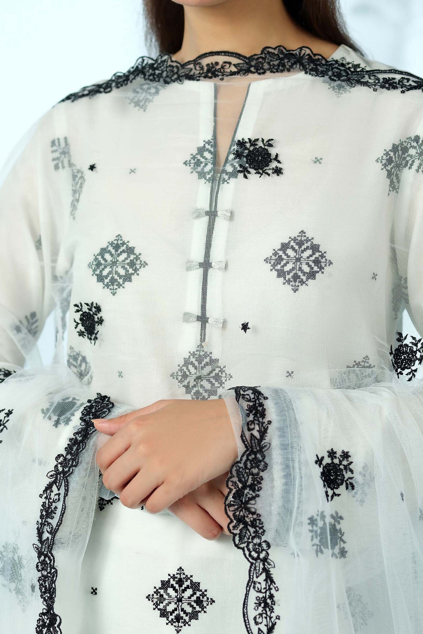 POLY NET | EMBROIDERED