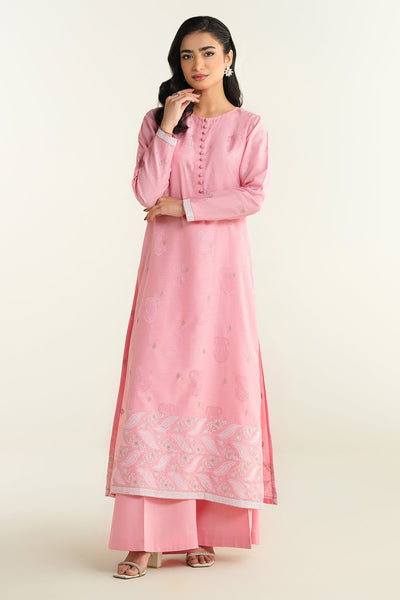 2 Piece - Embroidered Jacquard Suit - E1610 - Shop Now at Kayseria