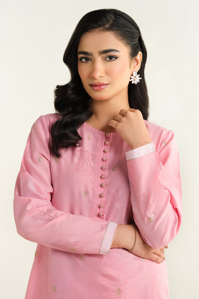 2 Piece - Embroidered Jacquard Suit - E1610 - Shop Now at Kayseria