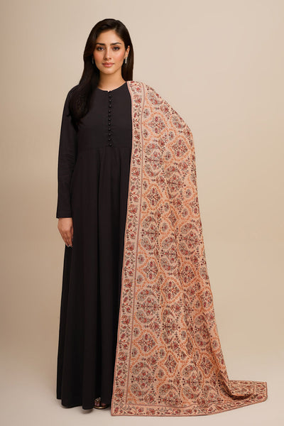Embroidered Viscose Karandi Shawl - E1751 - Shop Now at Kayseria