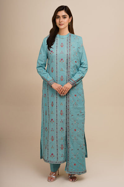 3 Piece - Embroidered Suit - E1758 - Shop Now at Kayseria