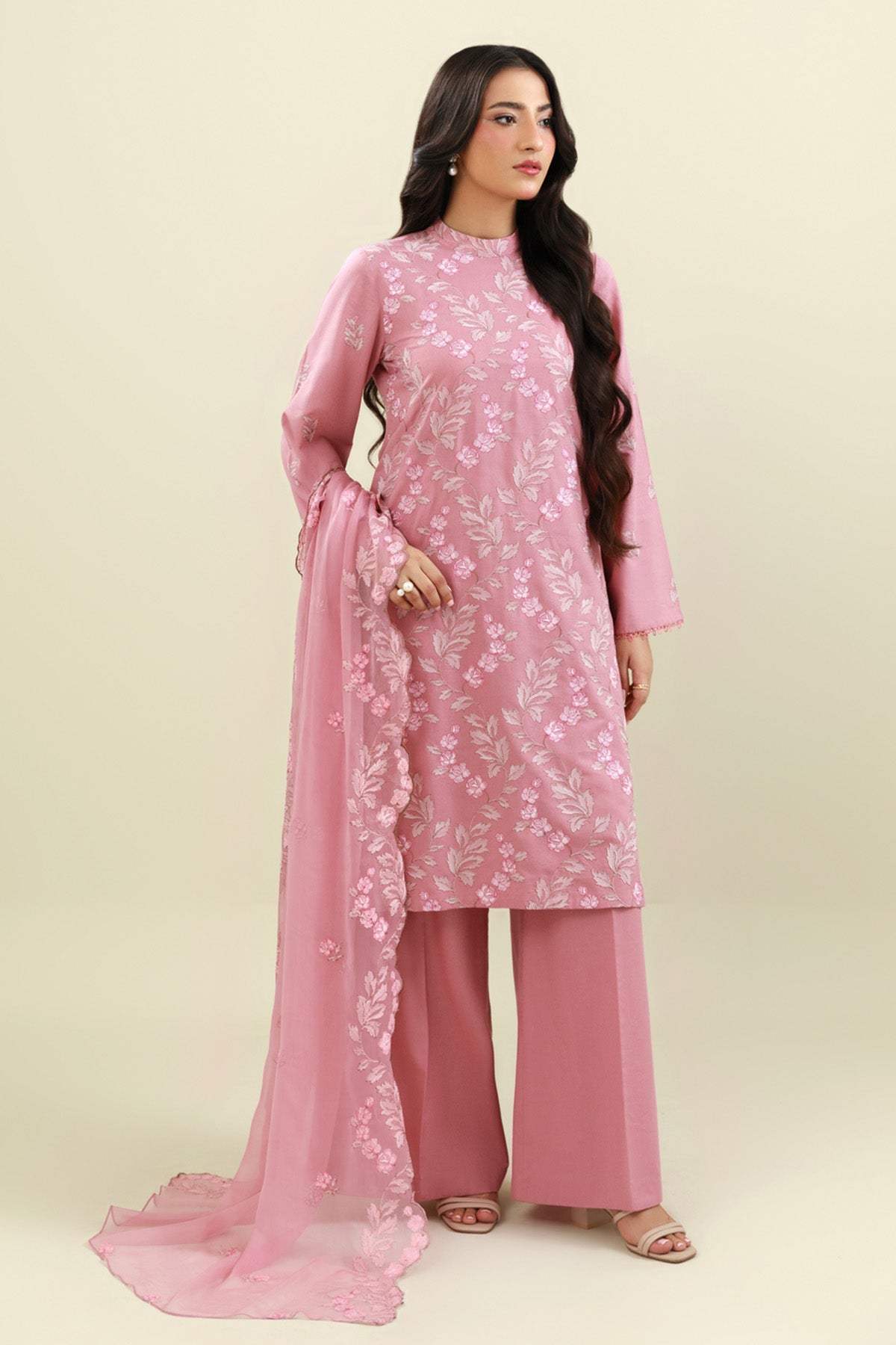 3 Piece - Embroidered Suit - E1769 - Shop Now at Kayseria