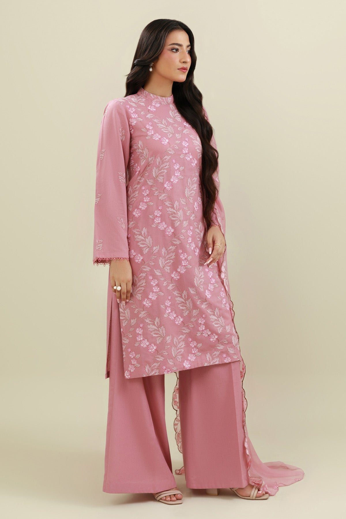 3 Piece - Embroidered Suit - E1769 - Shop Now at Kayseria