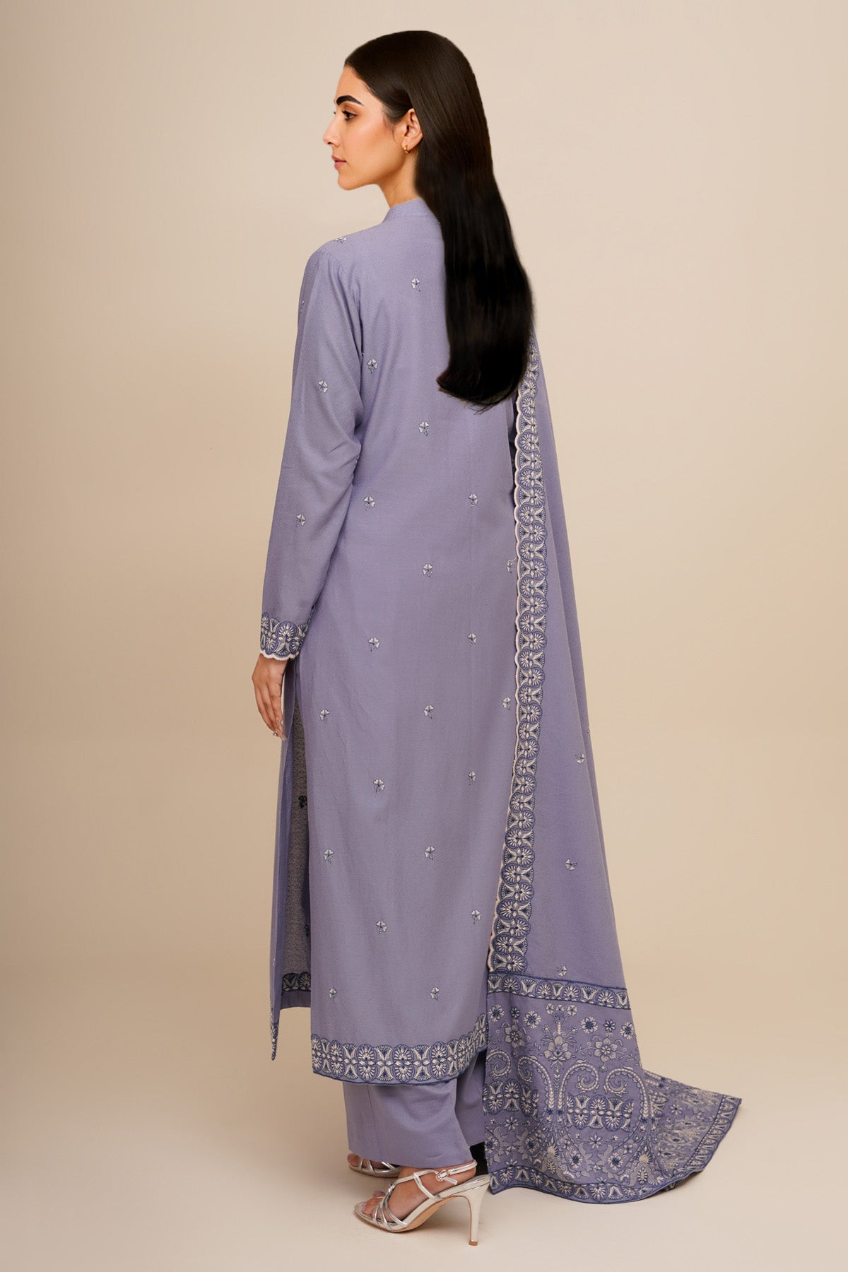 3 Piece - Embroidered Suit - E1777 - Shop Now at Kayseria