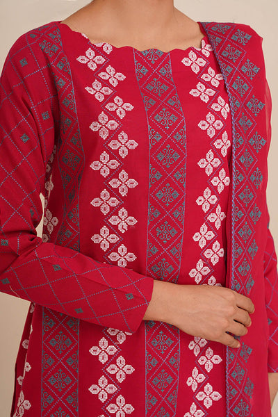 3 Piece - Embroidered Suit - E1800 - Shop Now at Kayseria