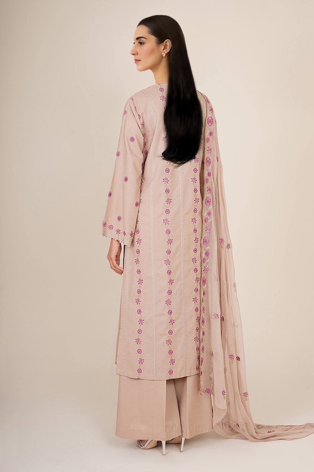 3 Piece - Embroidered Suit - E1806 - Shop Now at Kayseria