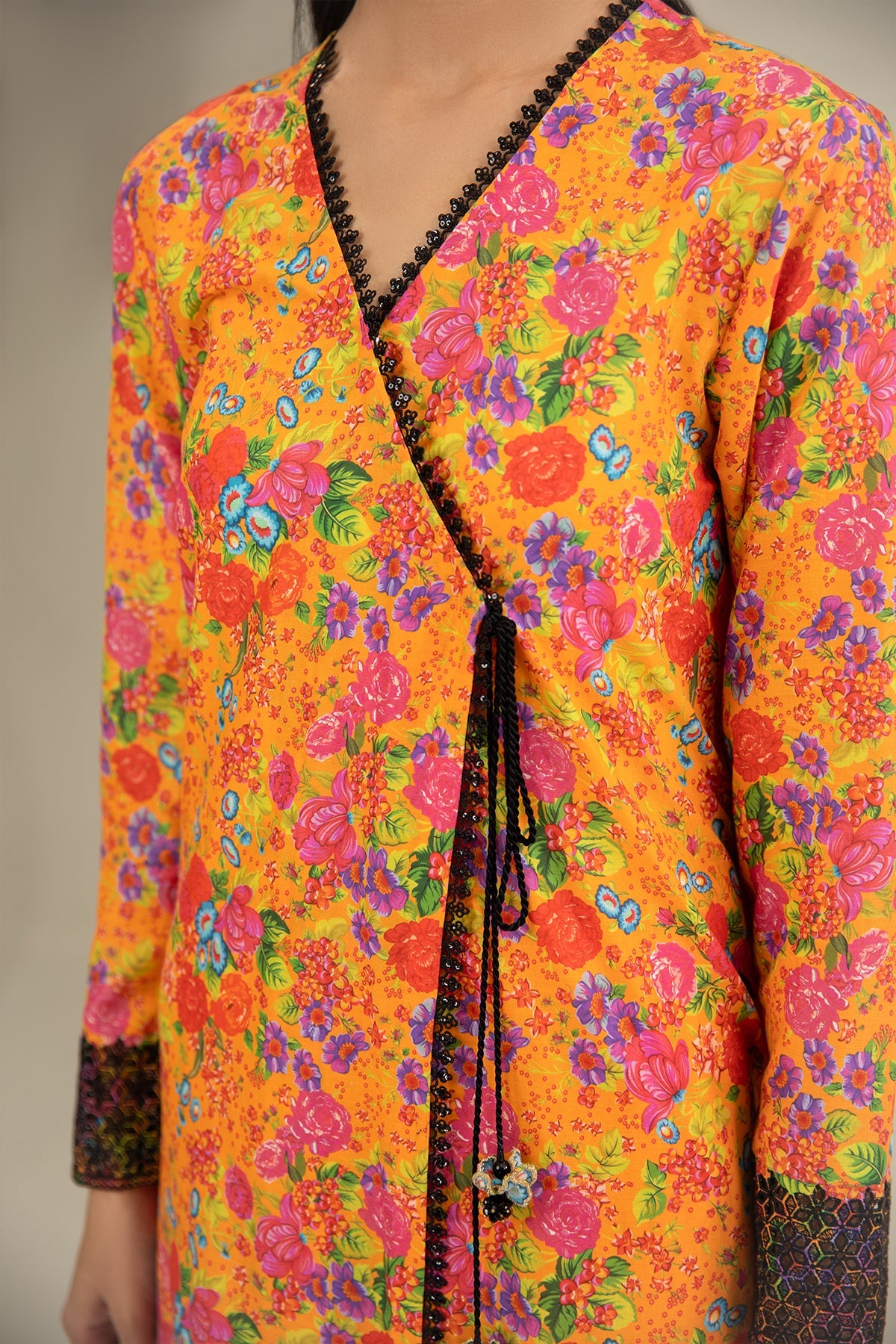 3 Piece - Printed & Embroidered Cotton Lawn Suit - E1912 - Shop Now at Kayseria